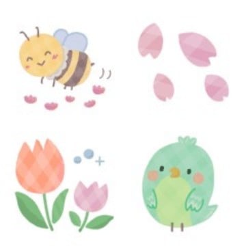 かわいい♡春の絵文字