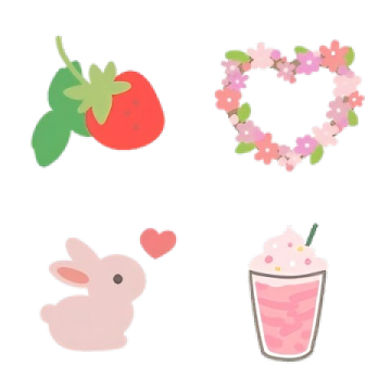 大人可愛い❤️春のお花絵文字